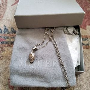 Alexander McQueen Mohawk Skull Necklace